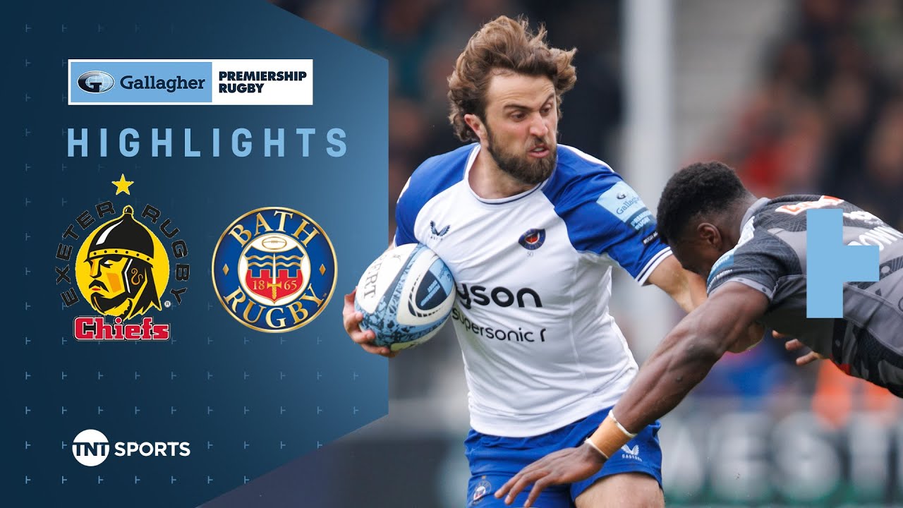 NERVY VICTORY! 😳 | Exeter Chiefs vs Bath | Gallagher Premiership Rugby Highlights