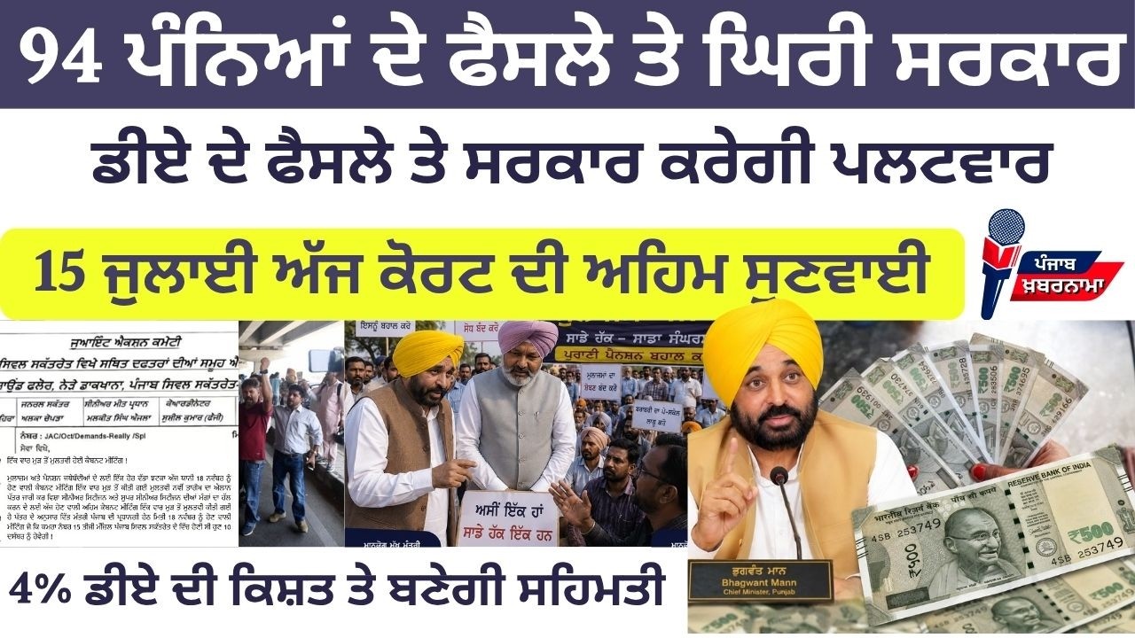 6th pay commission || Punjab 6th pay commission latest news || Pay Scales & Salary Hike DA & OPS