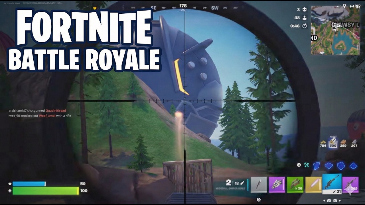Fortnite  - Sward Fight  - Snow Sliding -  Arc Lightning Gun -  Black Voyager Encounter