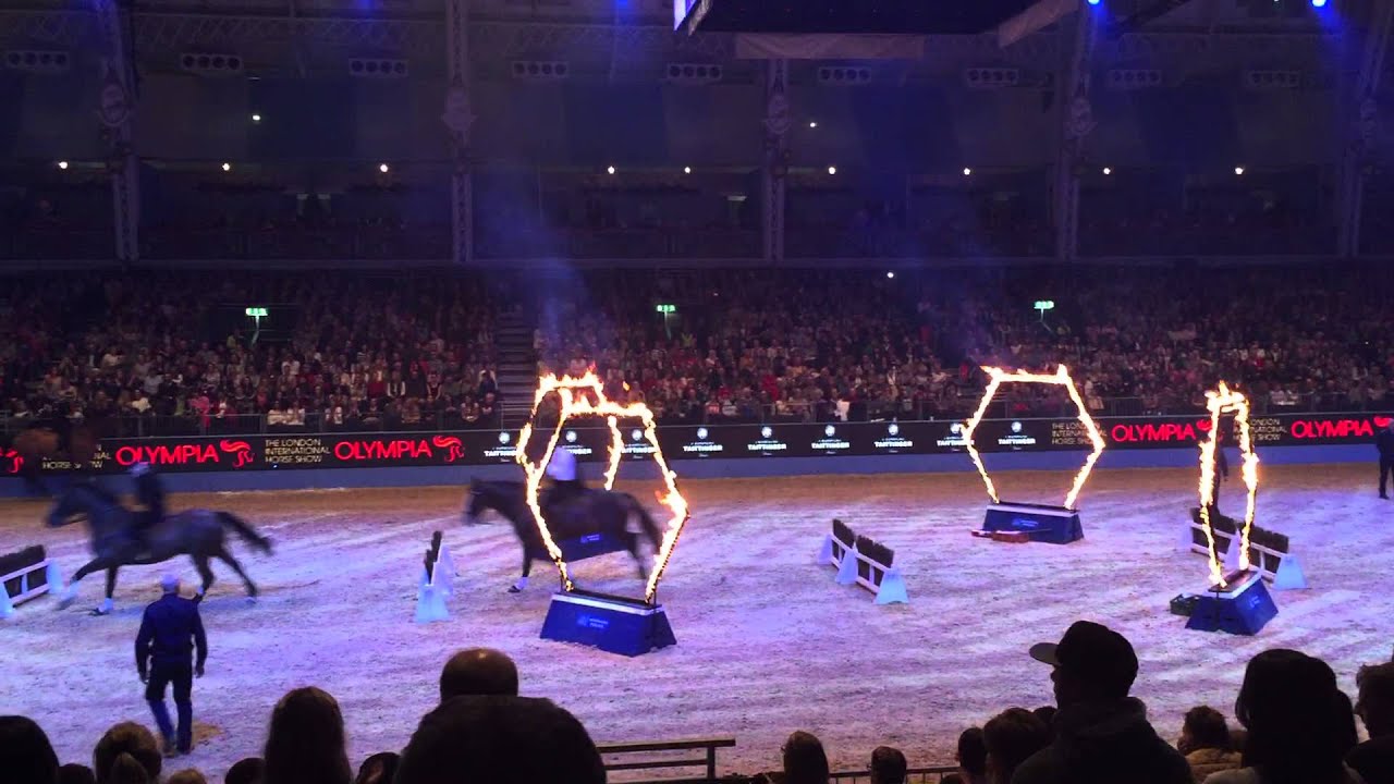 #Olympia international Horse show 2014 Met Police Activity Ride