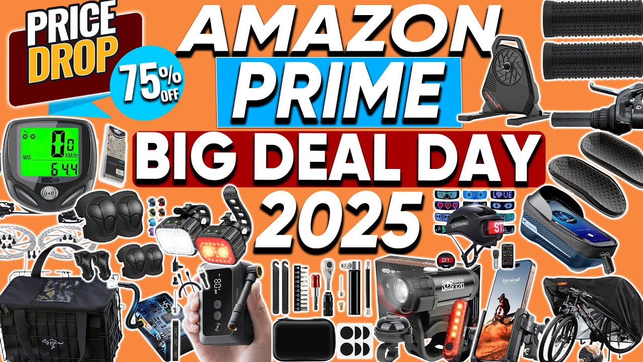 Сэкономьте до 75% на 50 велосипедных аксессуарах Amazon Prime Big Days 2025
