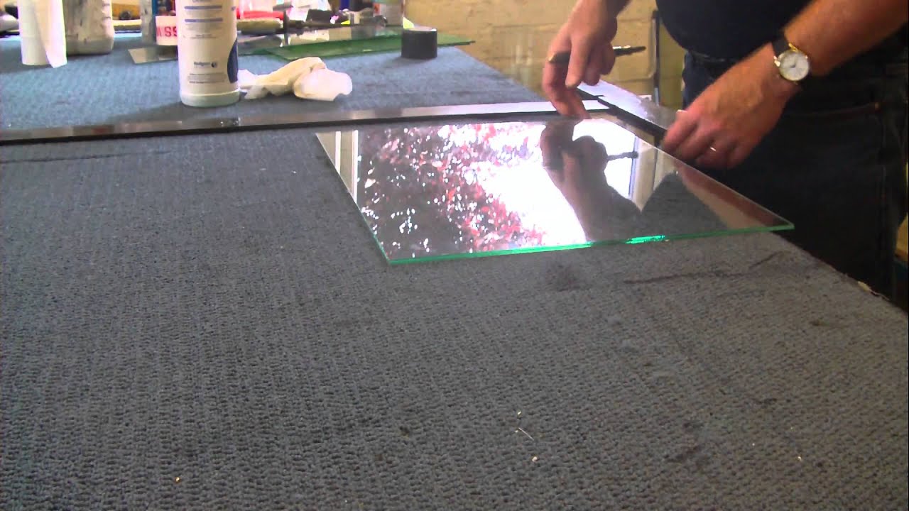 cutting laminated safety glass