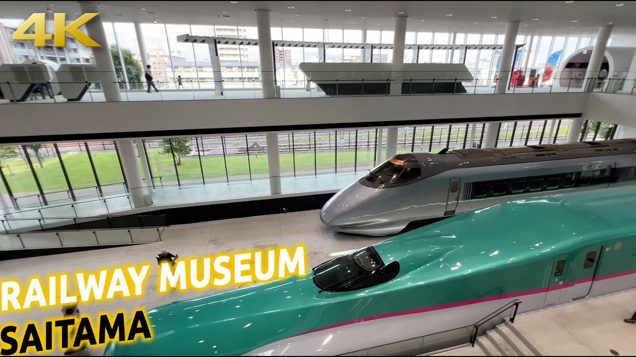 The heaven of train's fans: The Railway Museum in Ōmiya, Japan (every train explained!)