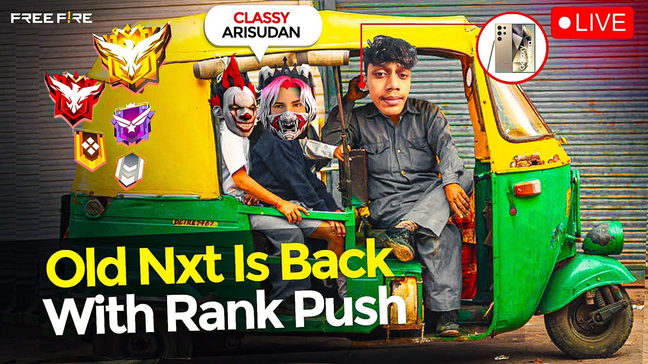 We Are Back With OLD NXT Squad CS Rank Pushing Ft. Classy , Arisudan , Chill-x #playgalaxy