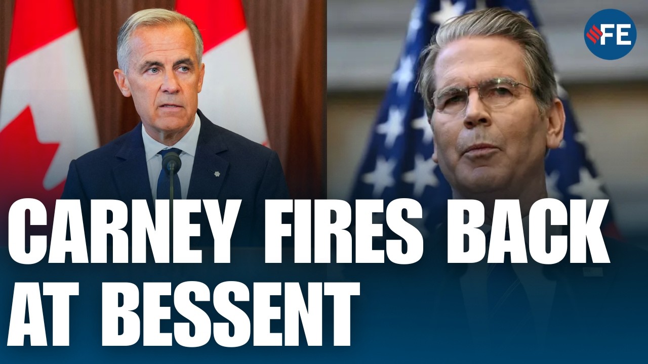 Carney Delivers Blunt Response To Bessent Over Canada-U.S. Trade War | WORLD NEWS | US | CANADA