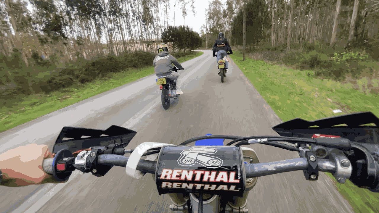 Ride Yamaha YZF 450   x  casal boss (80cc)  x  Sachs Re do grau