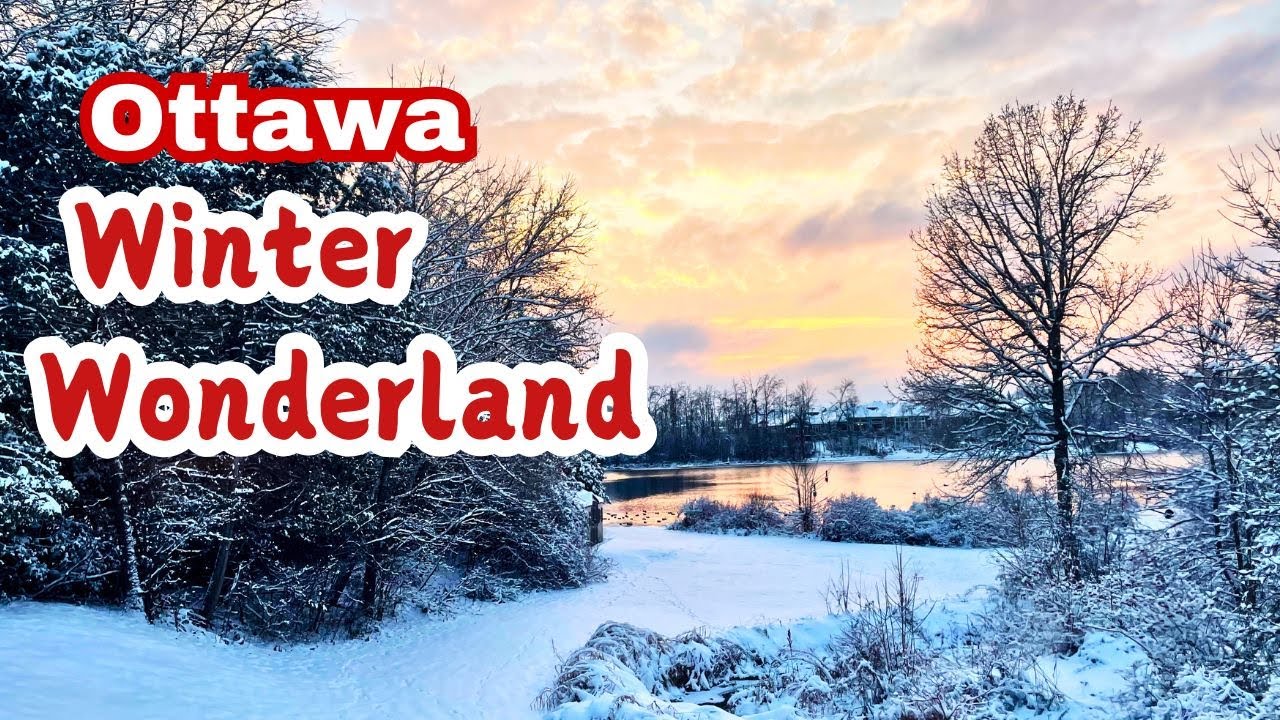 Winter Wonderland Snowstorm in Ottawa Canada, Epic Snow Scenery in Country Living, Winter Wander