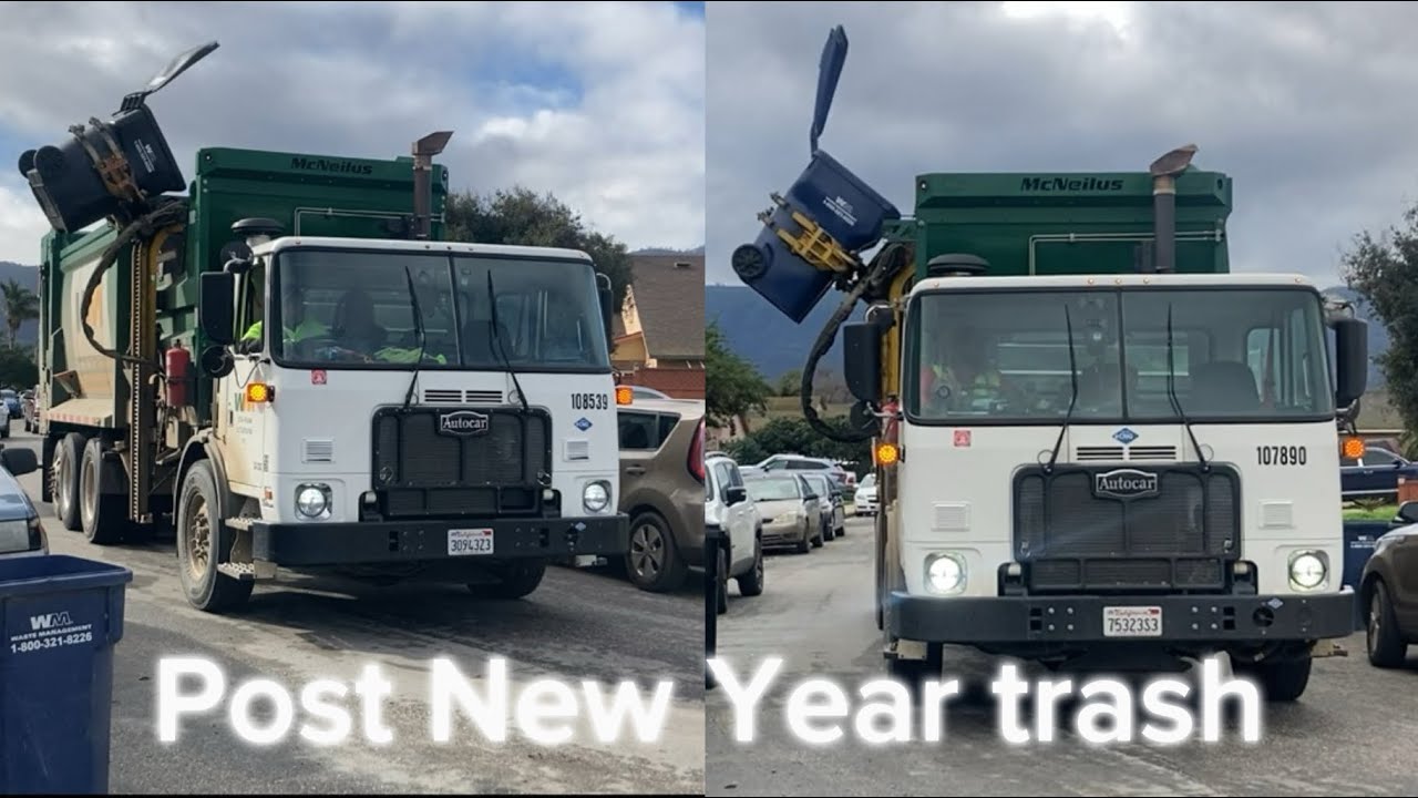 108539 & 107890 on post New Year’s trash