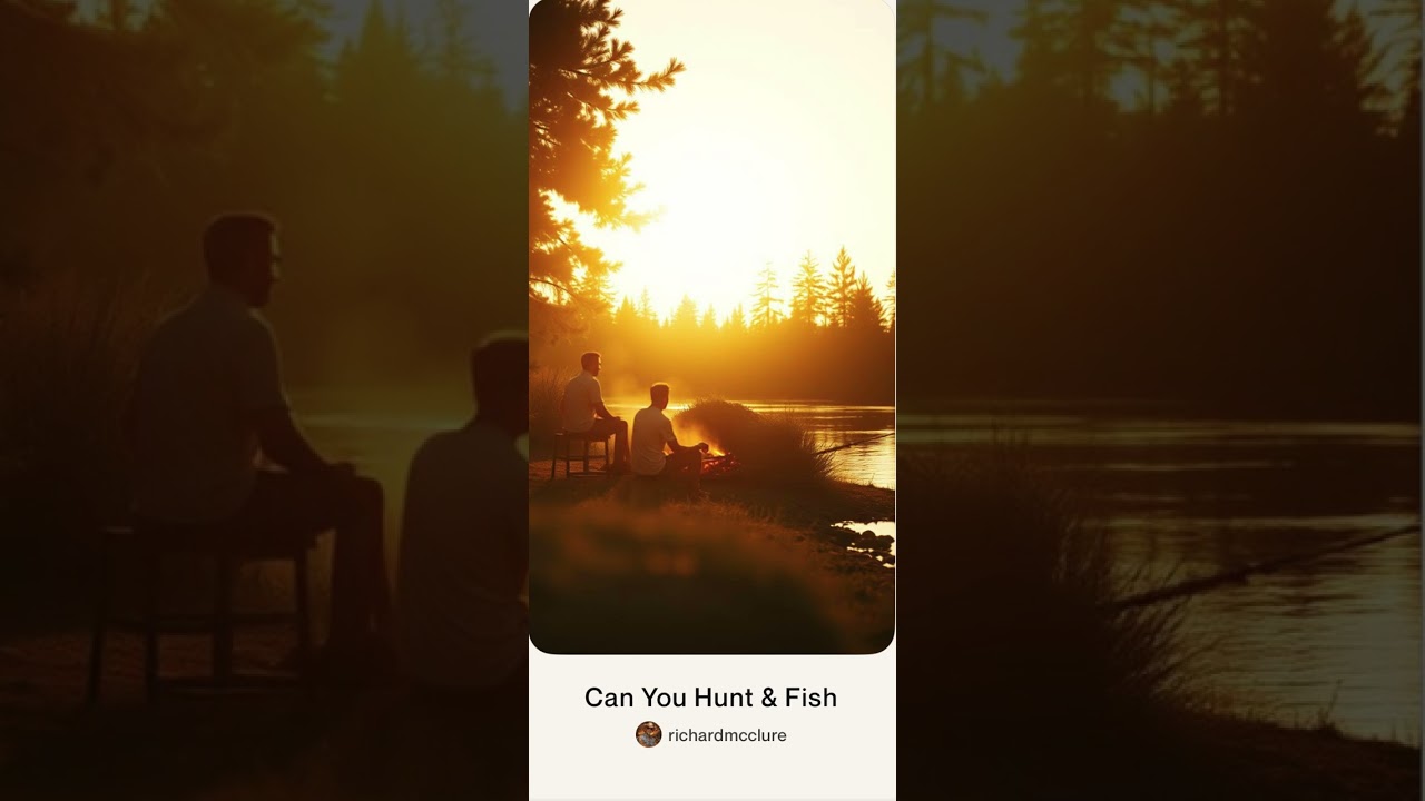 “Can You Hunt And Fish” written by: Richard McClure. Using AI for voice and music. 