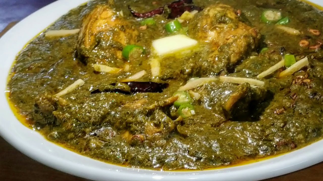 Chane ka Saag Gosht recipe || U.P famous dish || Saag gosht