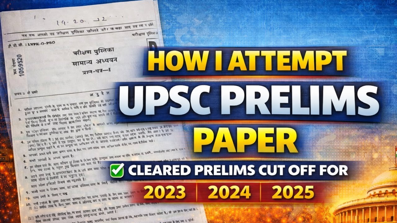 How I Clear UPSC Prelims With Ease | Solving My Actual Question Paper