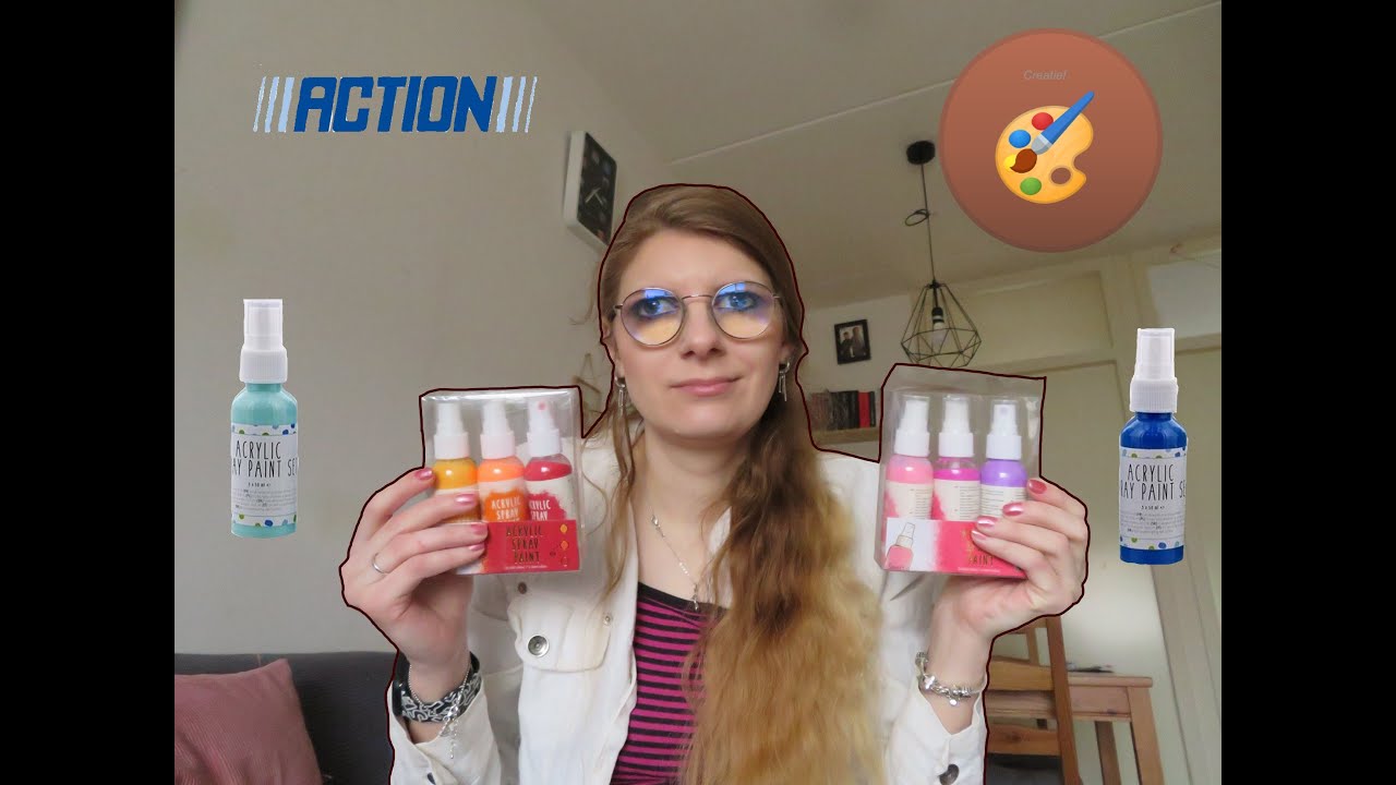 Action Acrylic paint spray testen