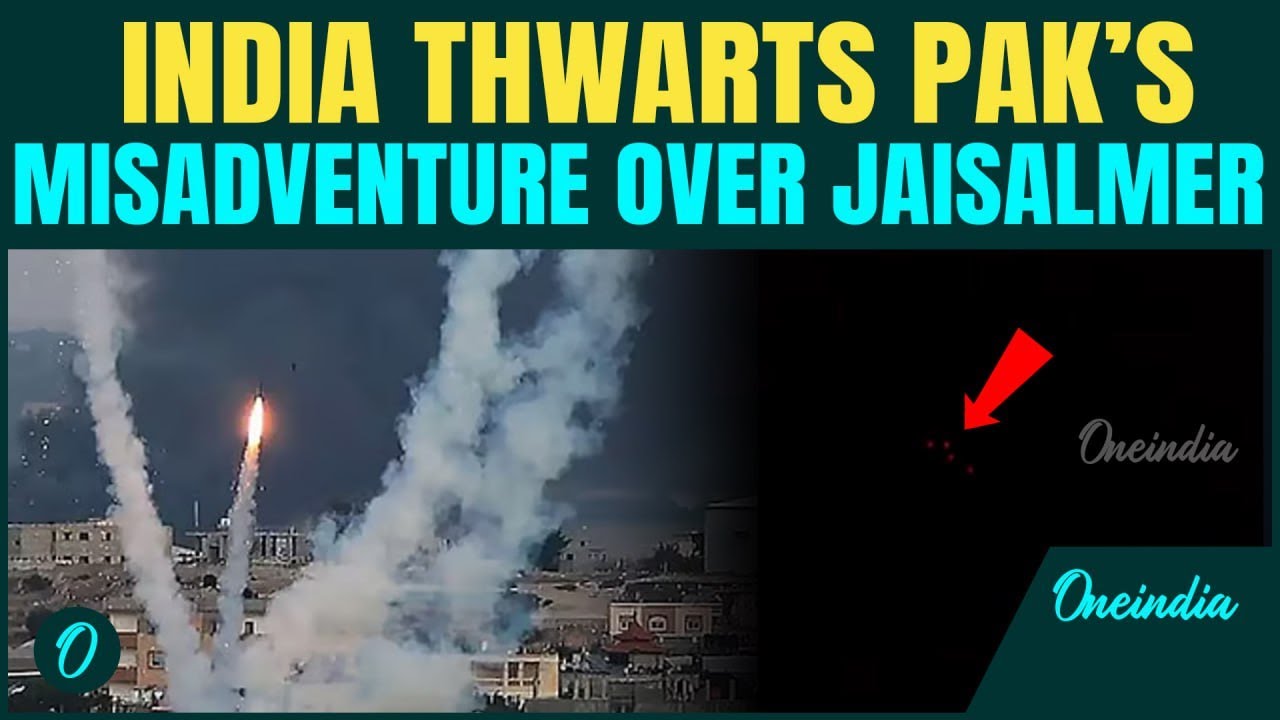 Breaking | India Thwarts Pakistan’s Missile and Drone Attack over Jaisalmer and Jammu | VIDEO