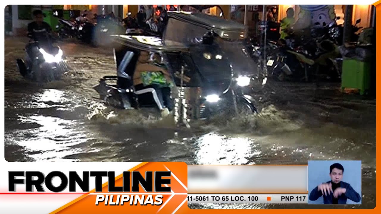 Ilang kalsada sa Biñan, nalubog sa baha | Frontline Pilipinas