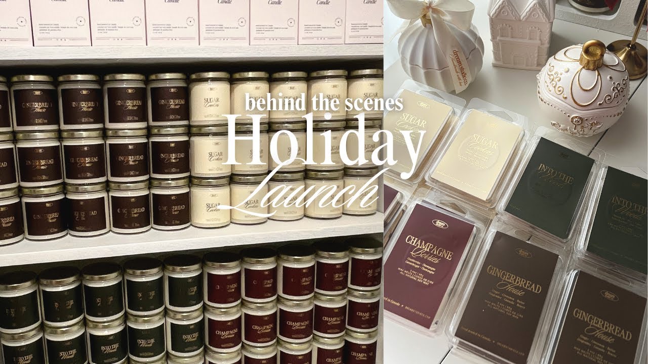 Small Candle Business Diaries: Holiday Candle making, Preparing for my first Christmas Market