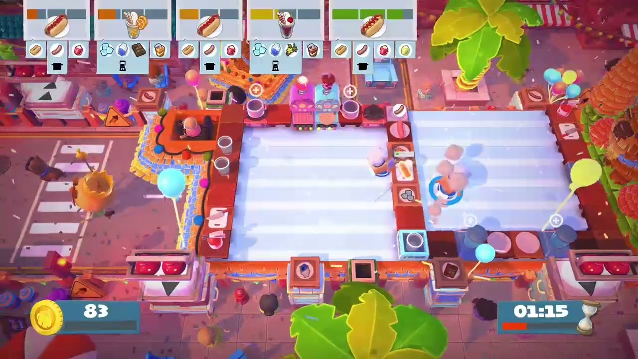Overcooked 2 solo but I suck