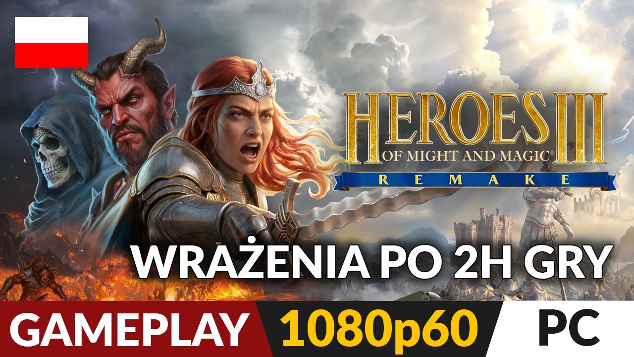 Heroes 3 Remake PL 🏰 Czy remake 3D wygląda lepiej? | HoMM3