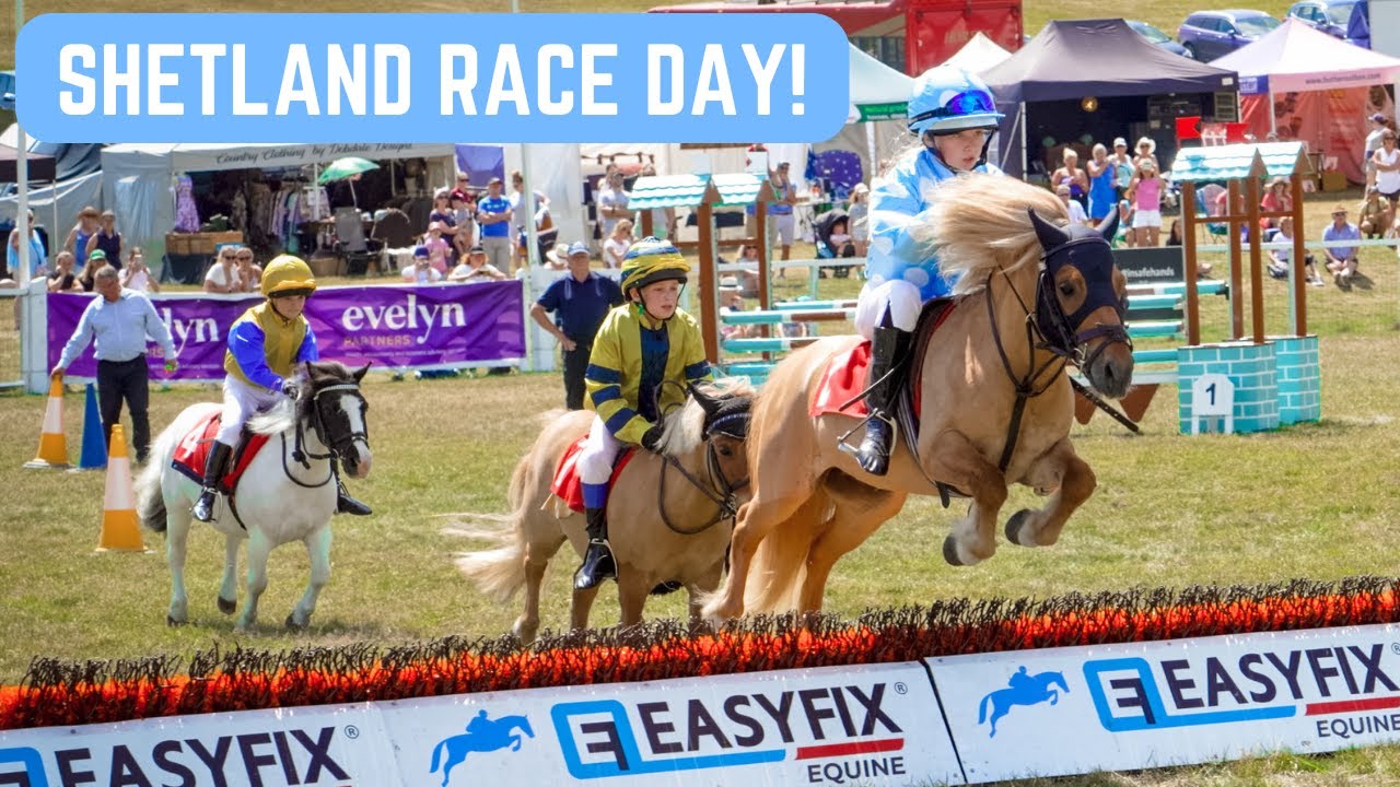 SHETLAND PONY GRAND NATIONAL RACE DAY AT BARBURY HORSE TRIALS!