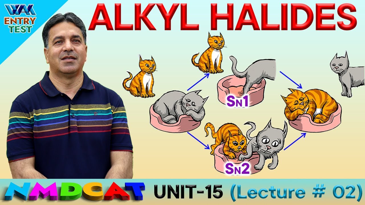 NMDCAT | Alkyl Halides | Unit 15 | Lecture No.2 | Prof.Wajid Ali Kamboh | WAK Entry Test