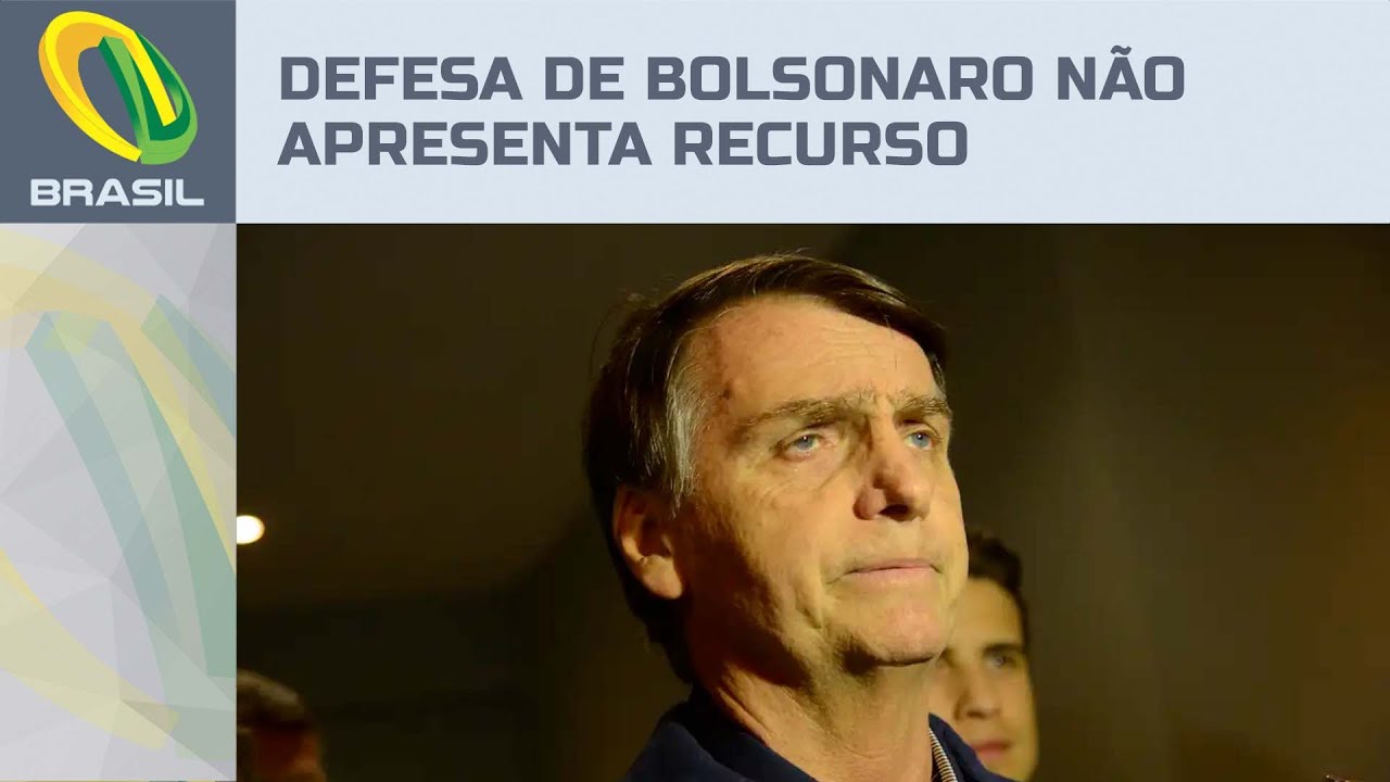 Defesa de Bolsonaro não apresenta novo recurso contra condenação