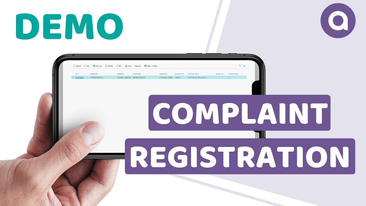 Apportunix Demo Video: Complaint Registration