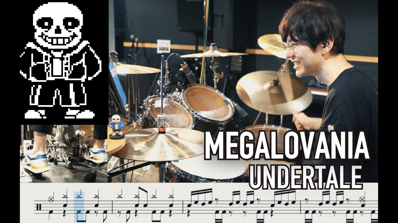 【UNDERTALE】MEGALOVANIA - Toby Fox【叩いてみた】Drum cover アンダーテール メガロバニア