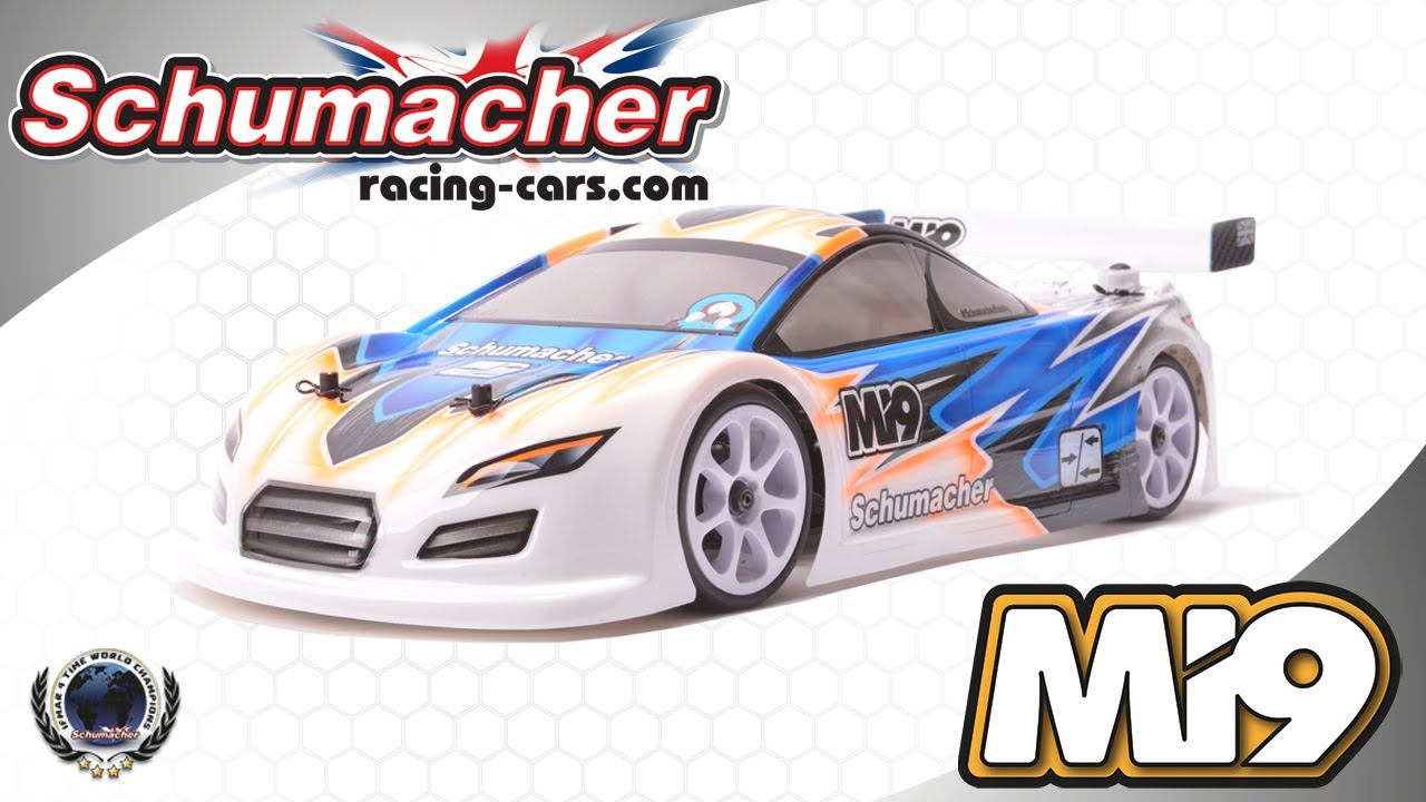 Радиоуправляемая модель автомобиля Schumacher Mi9 масштаба 1/10 для соревнований, полный привод.