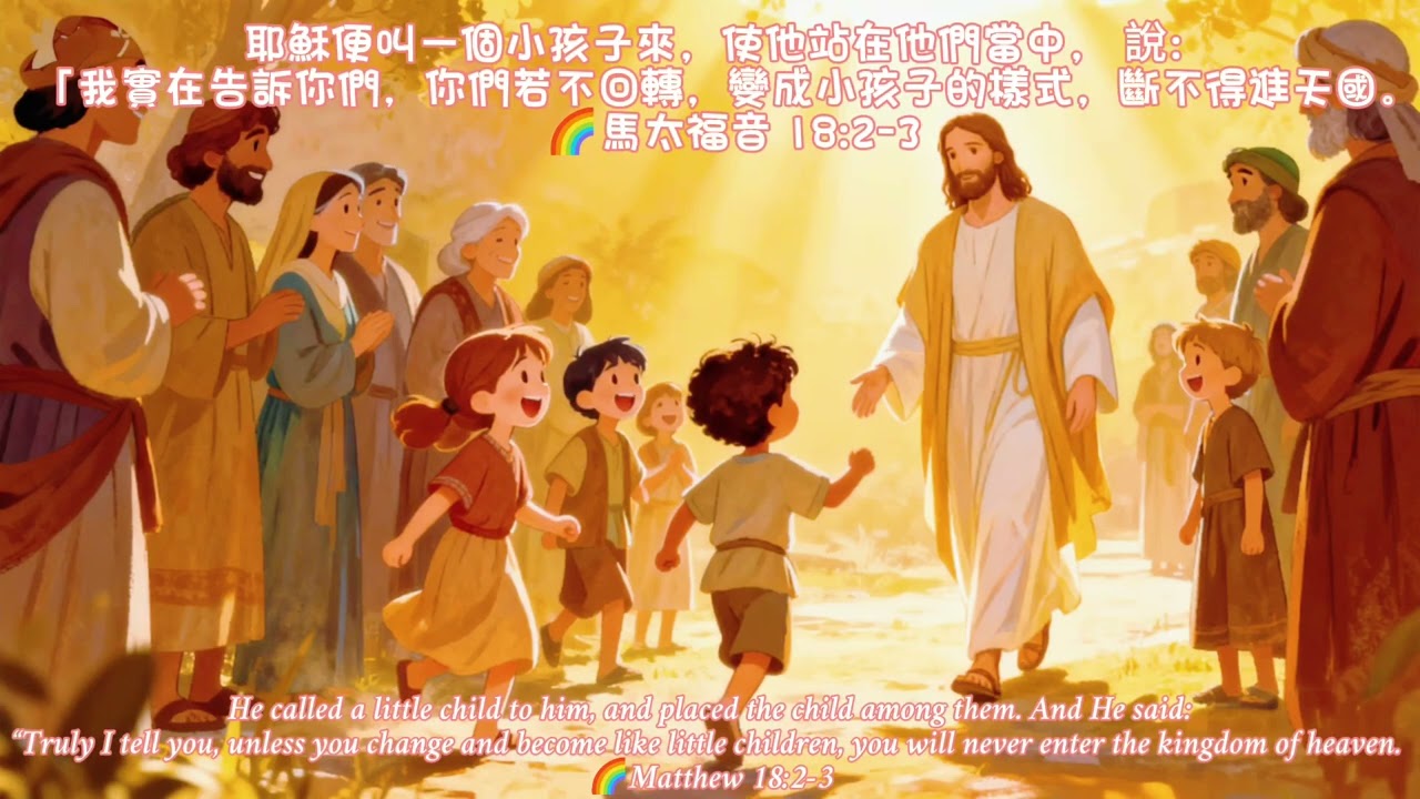 🌈135#太18:2-3😇#靈閱之旅#豎琴音樂#天父的孩子#Matt18:2-3#DivineReading1.Reading2.#Meditation3.Prayer4.#Contemplation
