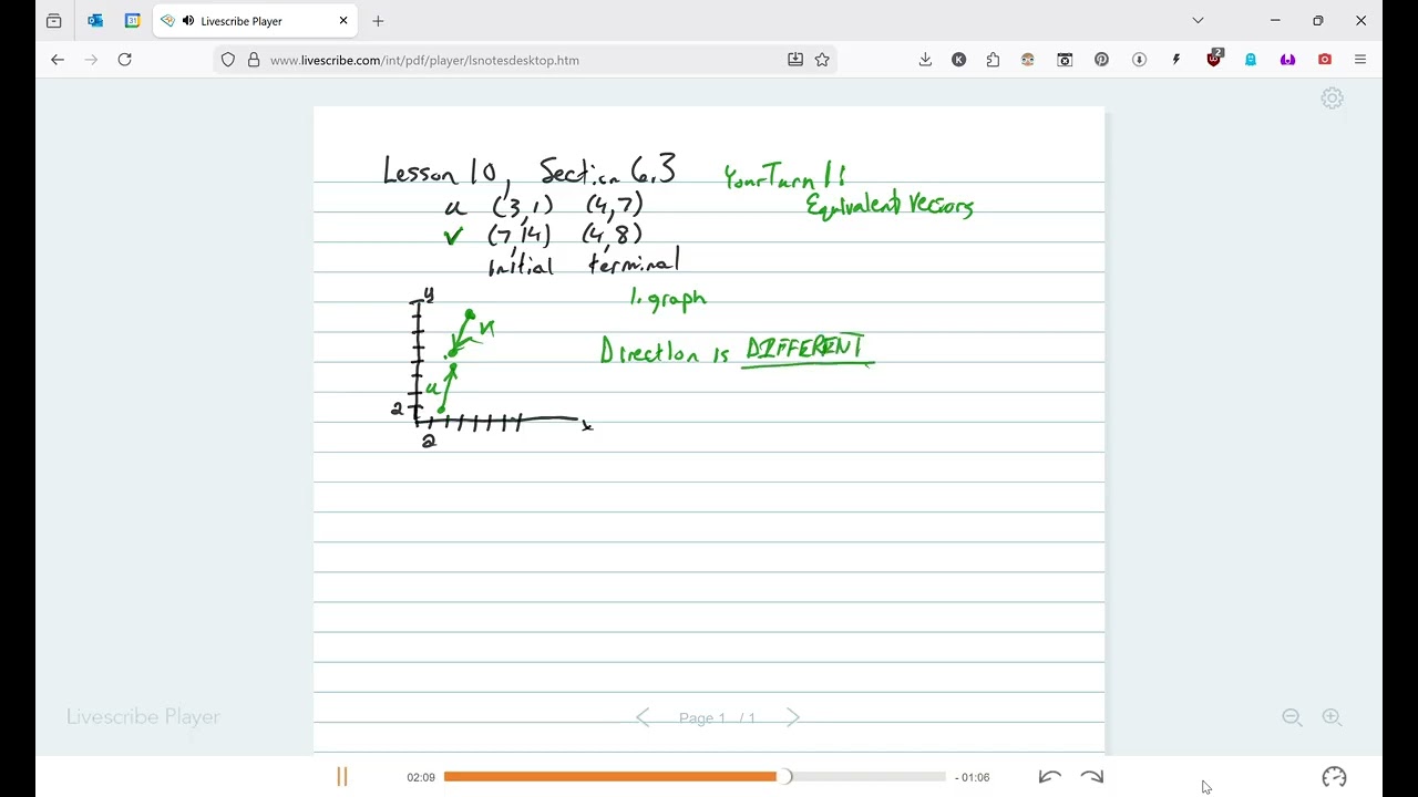 Try It Equivalent Vectors