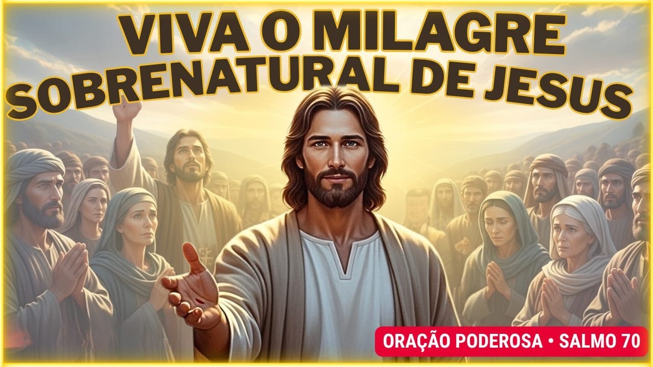 DEUS, FAZ ALGO SOBRENATURAL HOJE – ORAÇÃO PODEROSA DO SALMO 70 PARA MILAGRES IMPOSSÍVEIS
