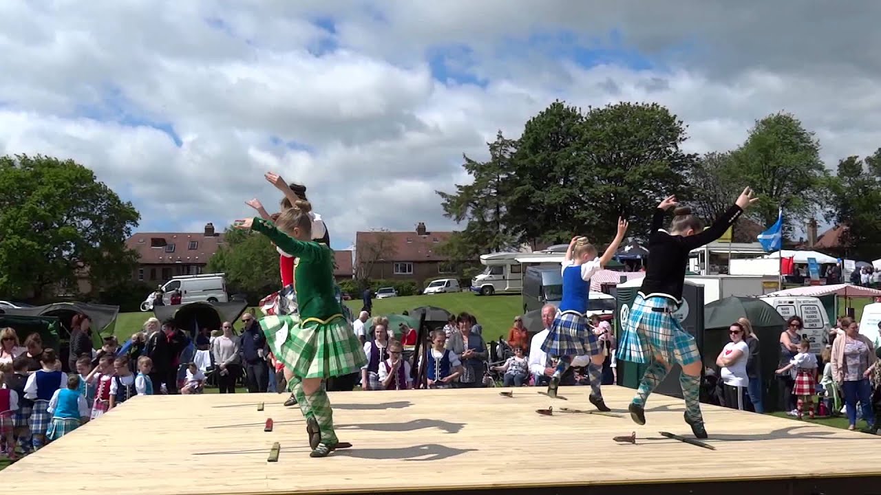 Scottish Sword Dancing Highland Games Markinch Fife Scotland