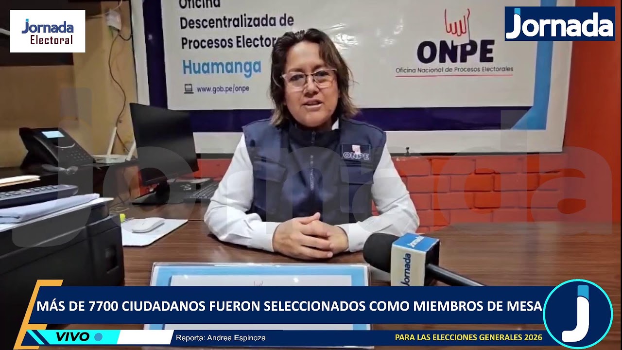 Más de 7700 ciudadanos fueron seleccionados como miembros de mesa