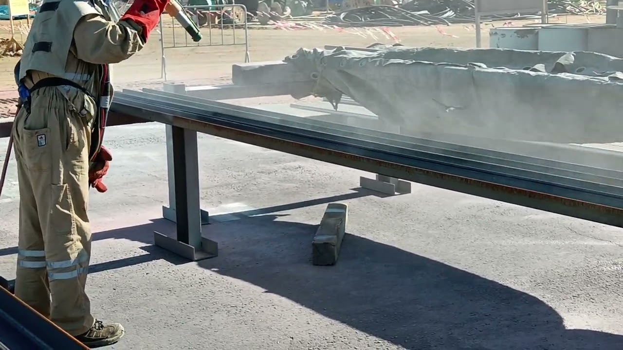 abrasive blasting sand blasting #abrasiveblasting #surfacepreparation #sandblast #satisfying