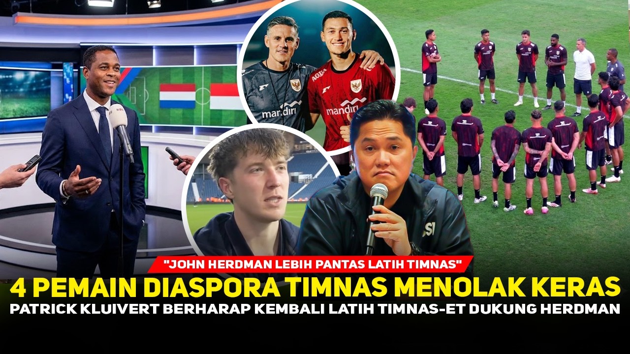 PEMAIN DIASPORA SEPAKAT MENOLAK KERAS❗️Kluivert Akui Menyesal~PSSI Dukung Herdman