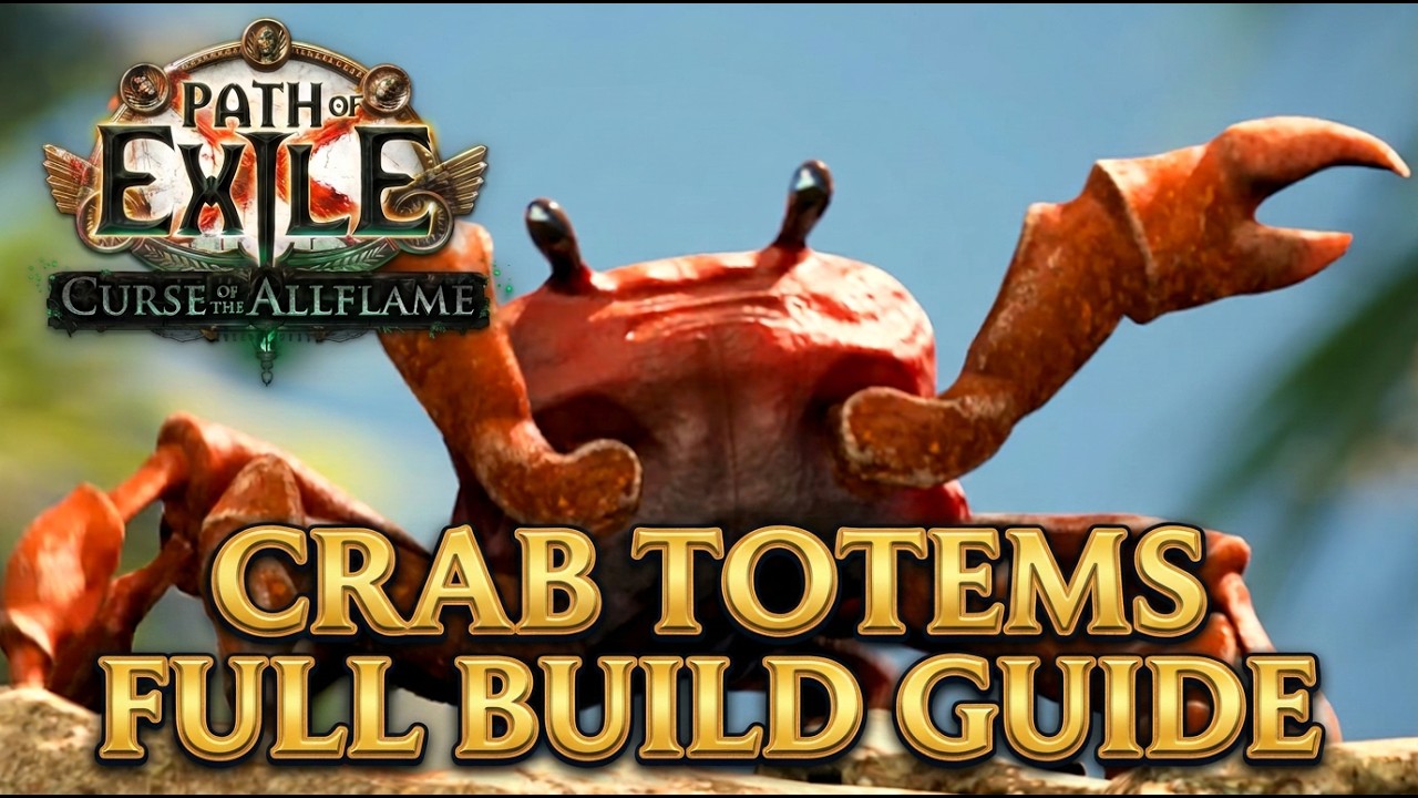 Полное руководство по сборке в PoE 3.29! 🦀CrabMan🦀✅Тотемы крабов!✅ Прочь, Светило!