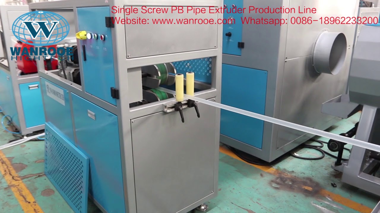 Single Screw Plastic Tube Production Line PB Pipe Extruder