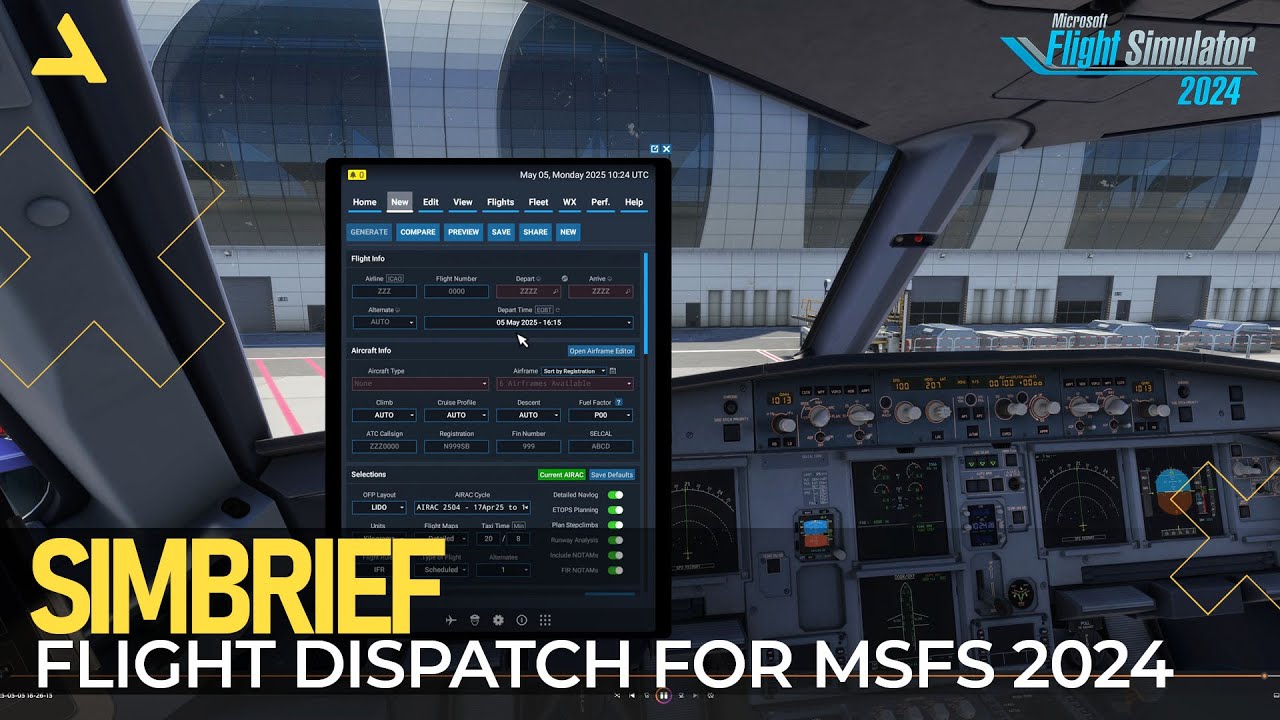 How to Install the Simbrief Flight Dispatch for MSFS 2024