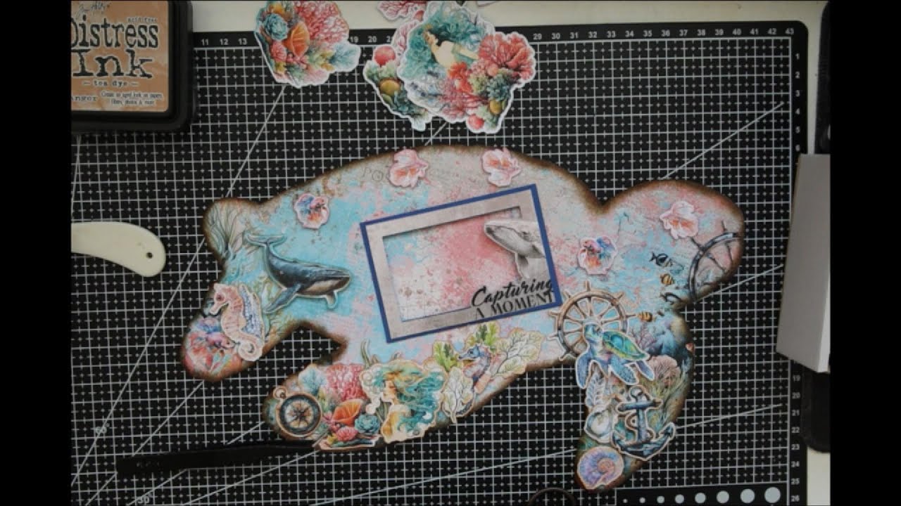 Under the sea - turtle frame