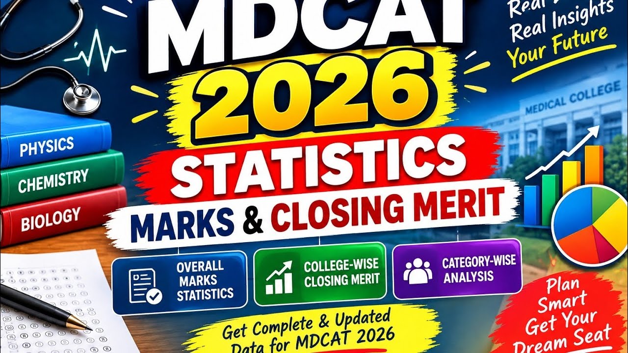 MDCAT 2026 Statistics | Closing Merit Safe Zone 2026 ‼️#mdcat #mdcat2026 #entrytest #pmdc #uhs