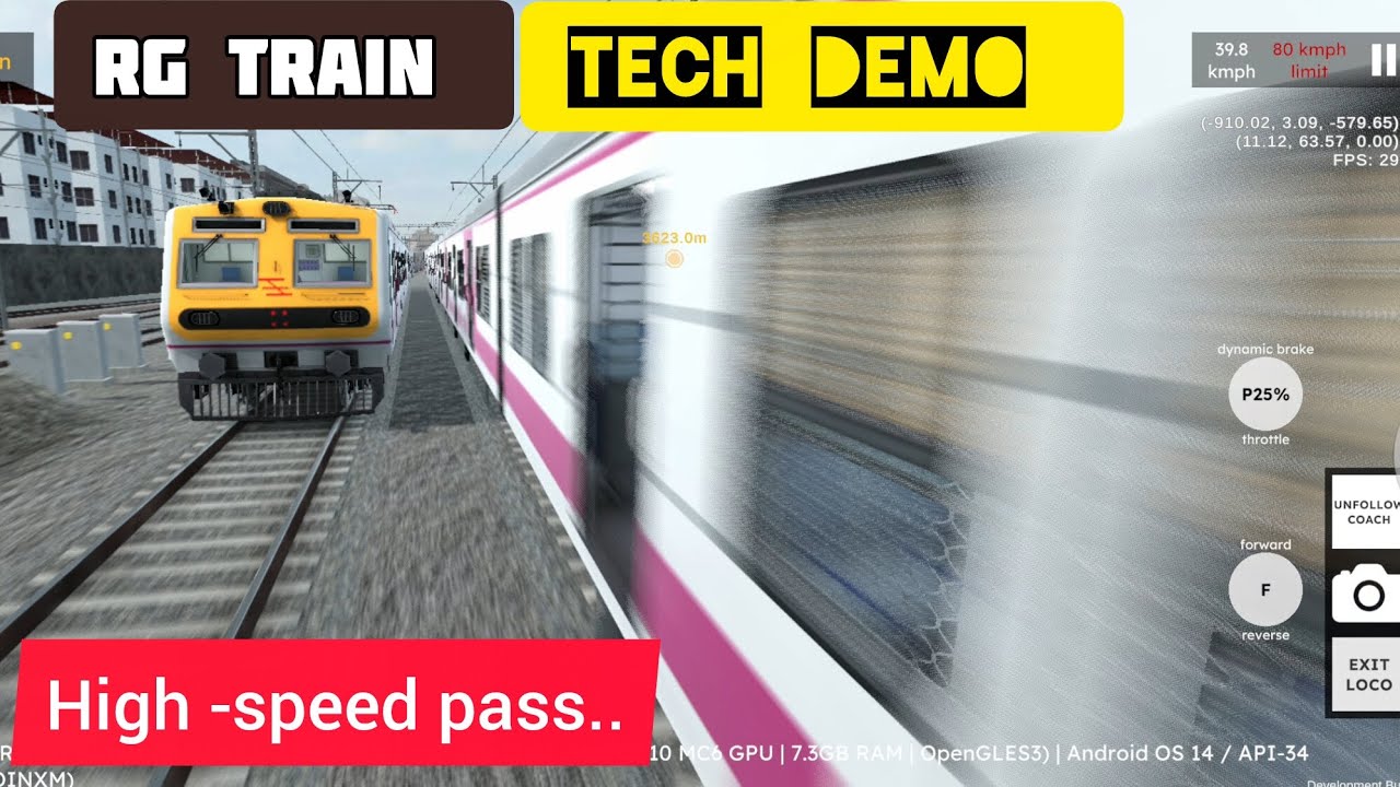 RG TRAIN 🤯 high-speed train pass (gameplay) #mobilegaming #shorts 