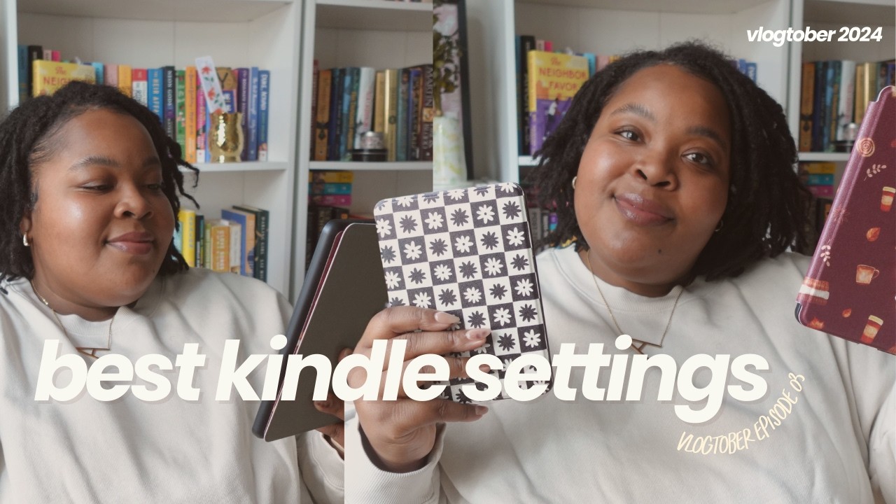 Kindle Tips & Settings You NEED for Cozy Reading 🍂📖  | vlogtober ep. 03