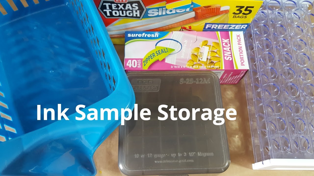 My 4 Favorite Ink Sample Organizing Tools