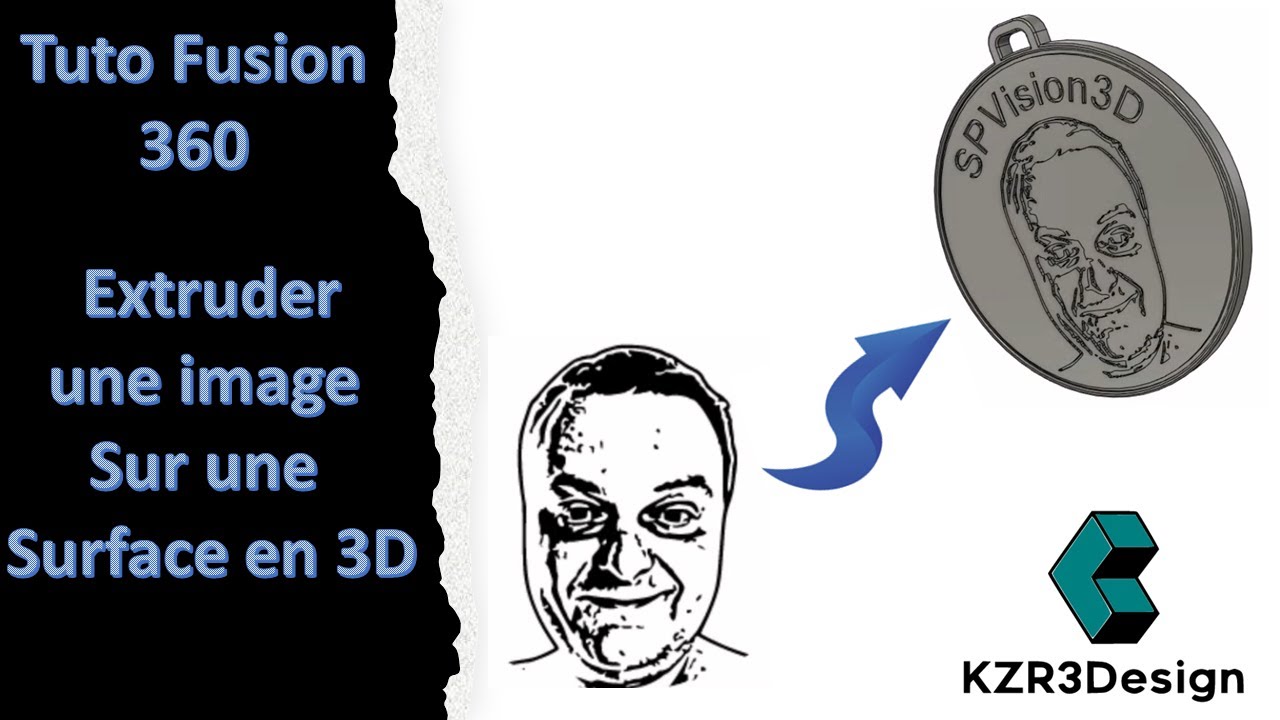 Extruder une image en 3D sur fusion 360
