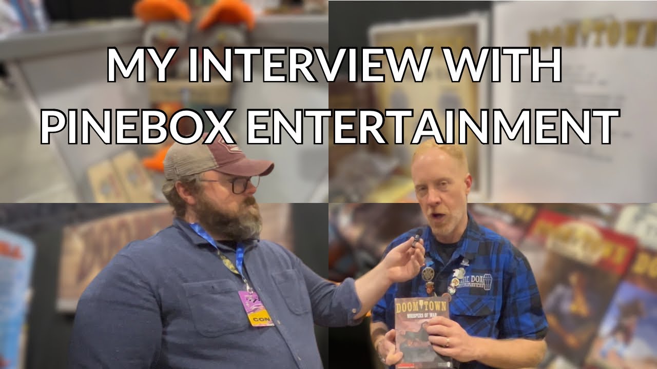 My interview with Pine Box Entertainment at PAX Unplugged 2024!