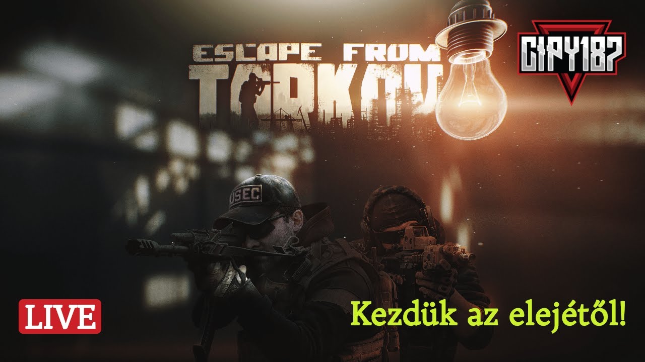 🎯 Escape from Tarkov - Induljunk a kályhától! LVL 1-től csapatjuk! 🔥