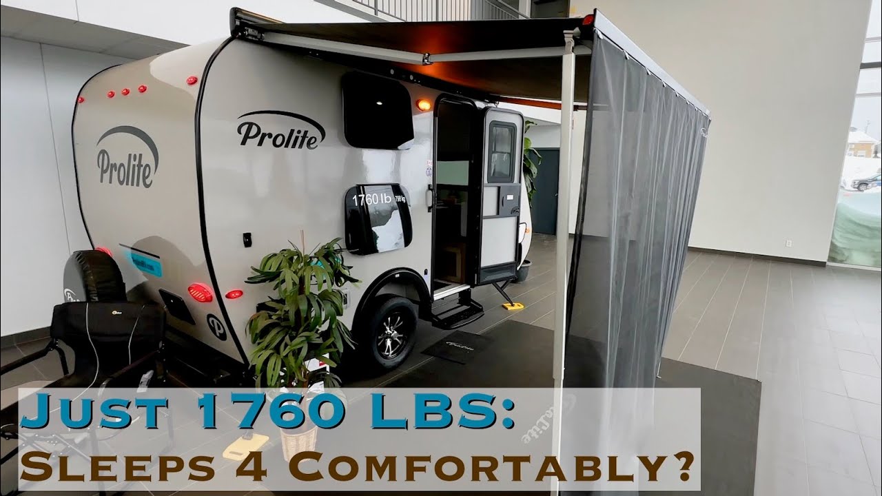 Prolite Profil: Ultralight Bunkhouse Camper With Kitchen & Bathroom
