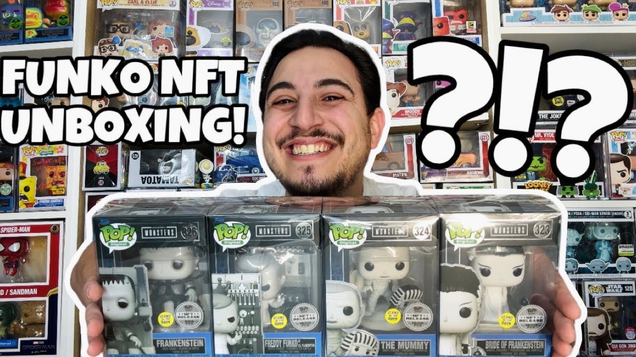 Unboxing Funko NFT Universal Monsters Series 1 Physical Redemption Pop Set!