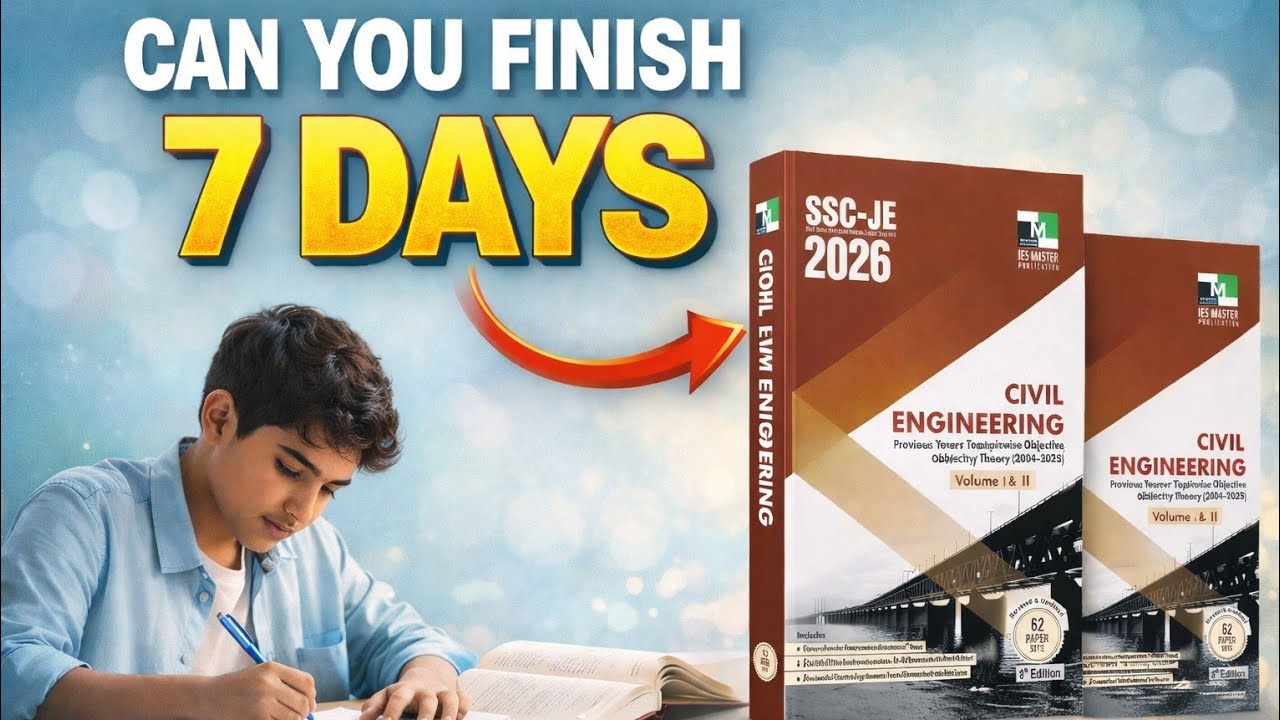 SSC JE 2026 PYQ Book in 7 Days ?