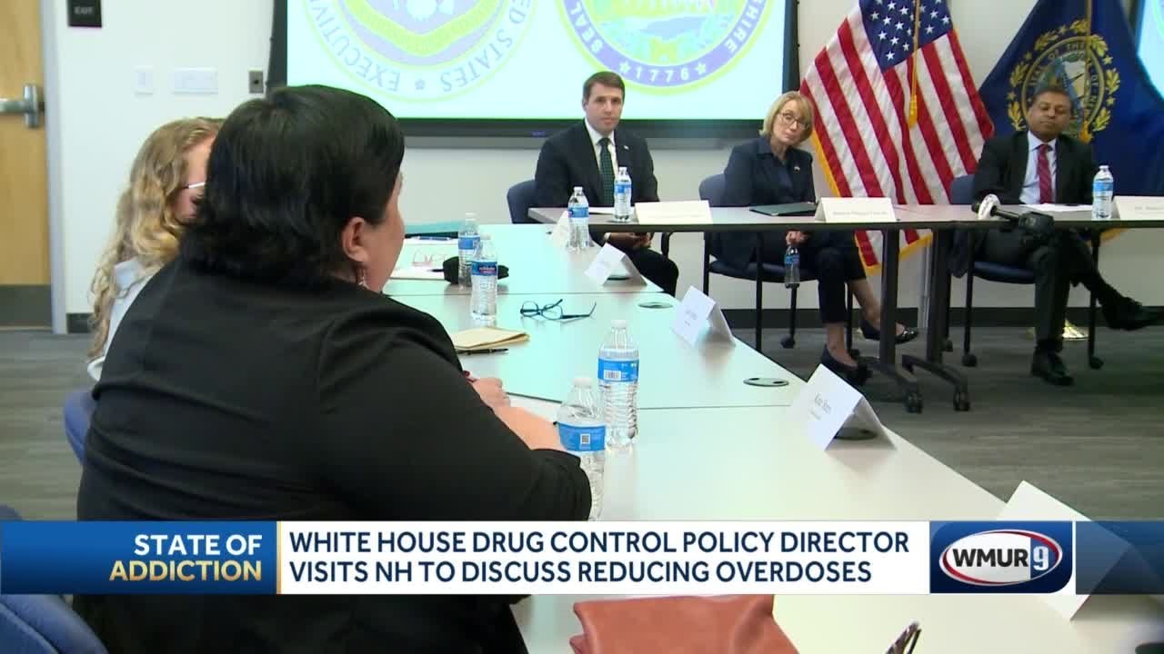 White House drug control policy director visits NH to discuss reducing overdoses