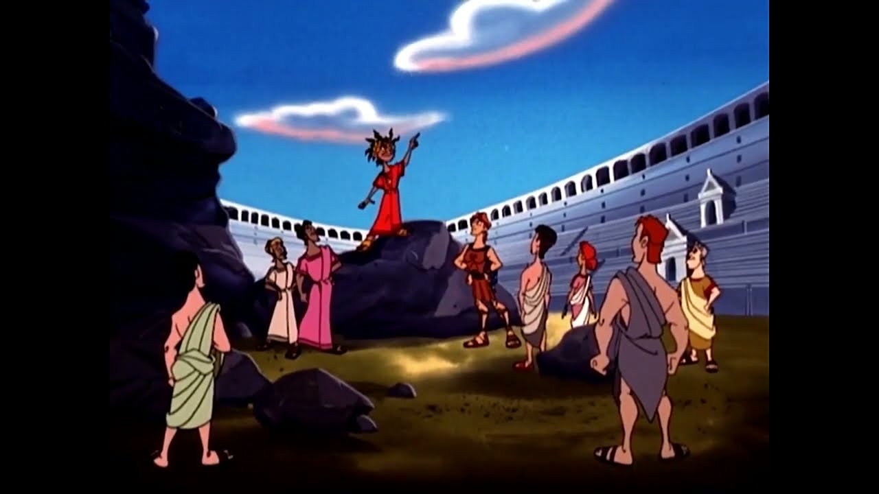 hercules la serie animada el origen del cambio de nombres griegos a romanos